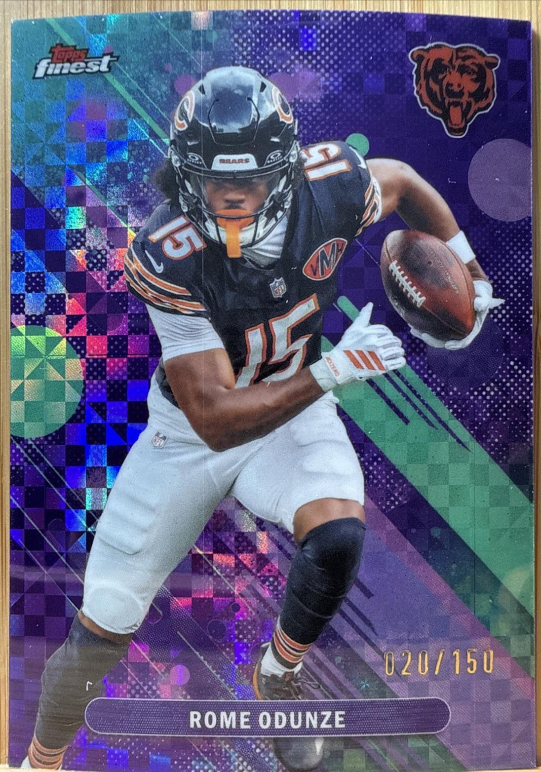Rome Odunze [Purple X-Fractor] #84