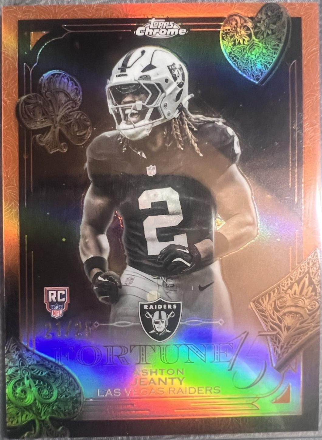 Ashton Jeanty [Orange Refractor] #F15-24