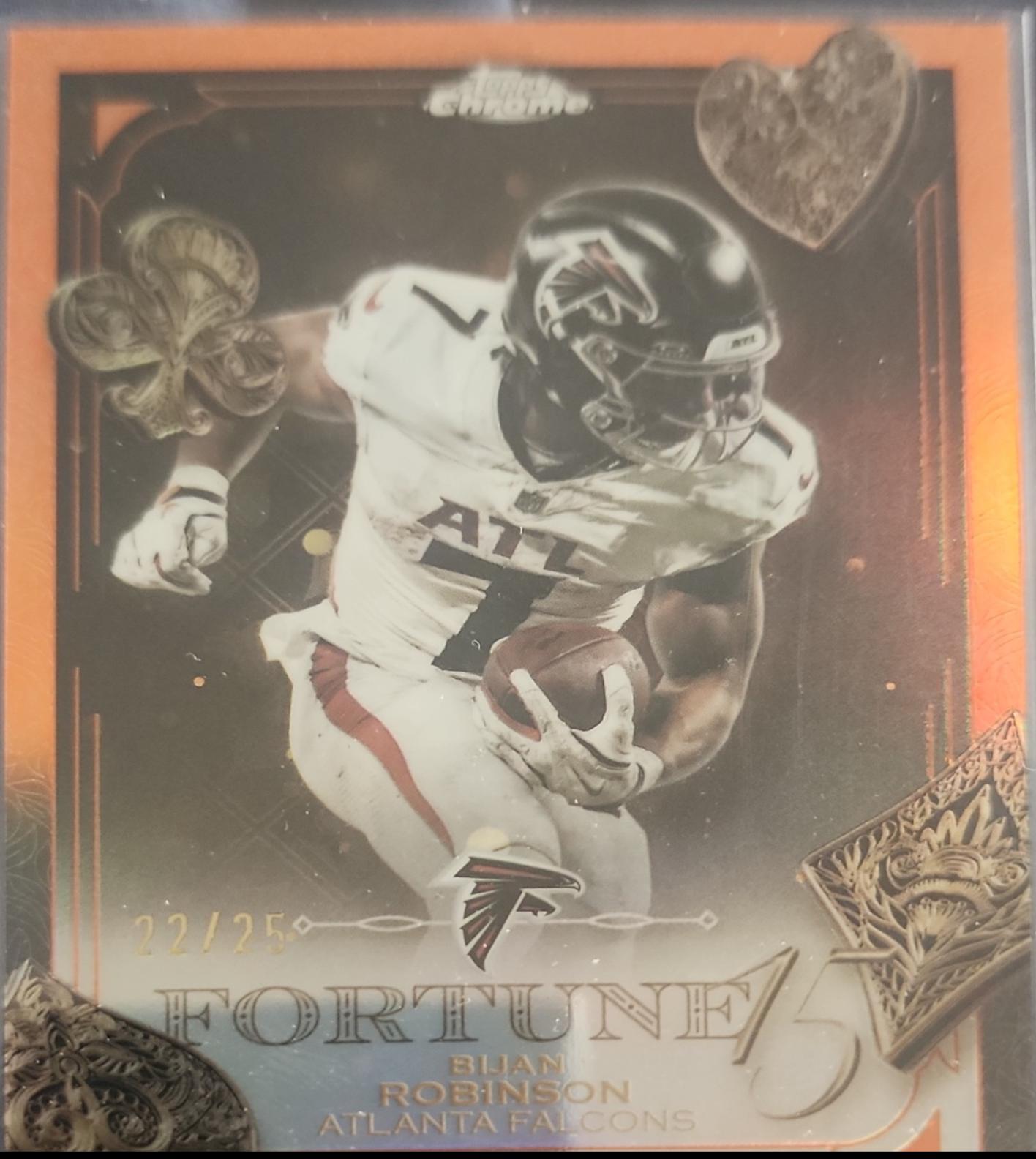 Bijan Robinson [Orange Refractor] #F15-14