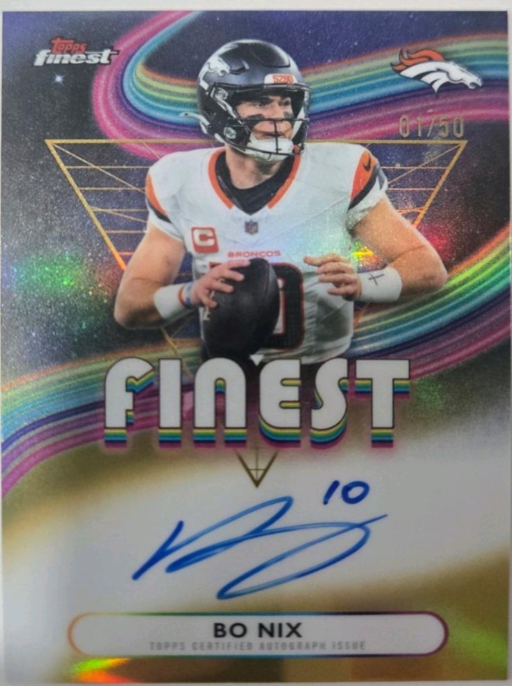 Bo Nix [Gold Geometric] #FA-BN