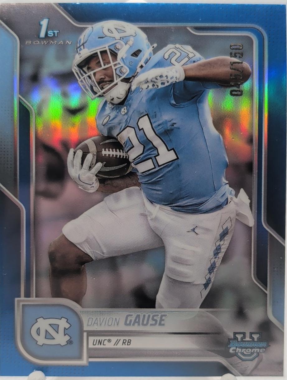 Davion Gause [Blue Refractor] #105