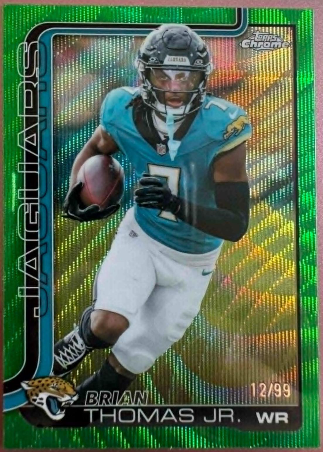 Brian Thomas Jr. [Green Wave Refractor] #135