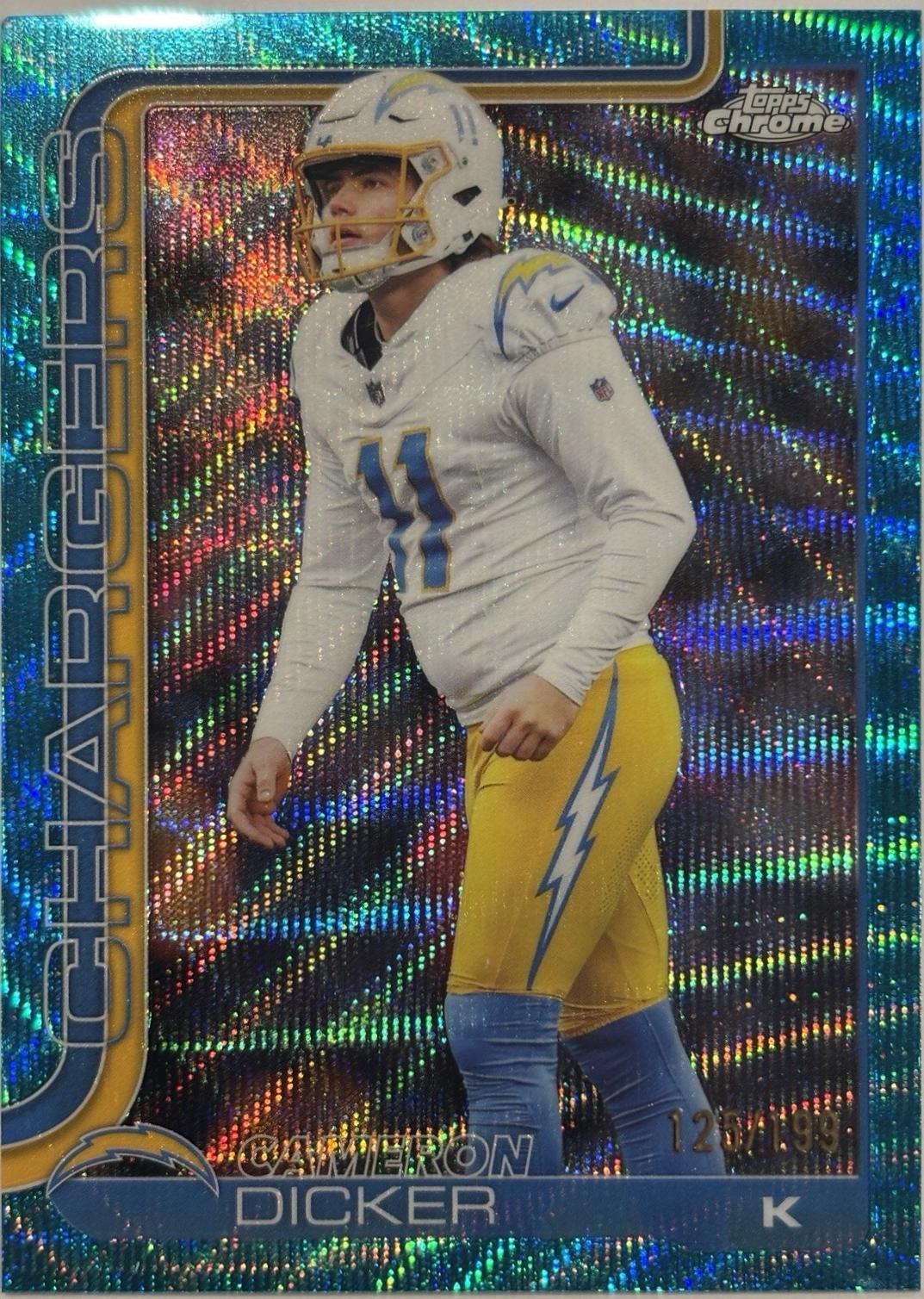 Cameron Dicker [Aqua Wave Refractor] #162