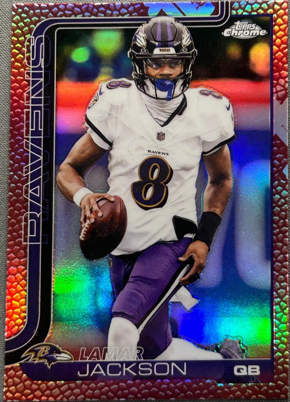 Lamar Jackson [Red Refractor] #24