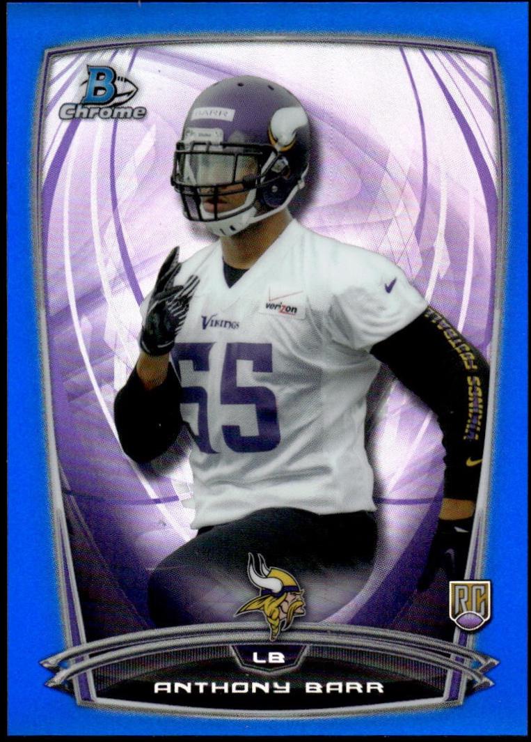 Anthony Barr [Blue Refractor] #122
