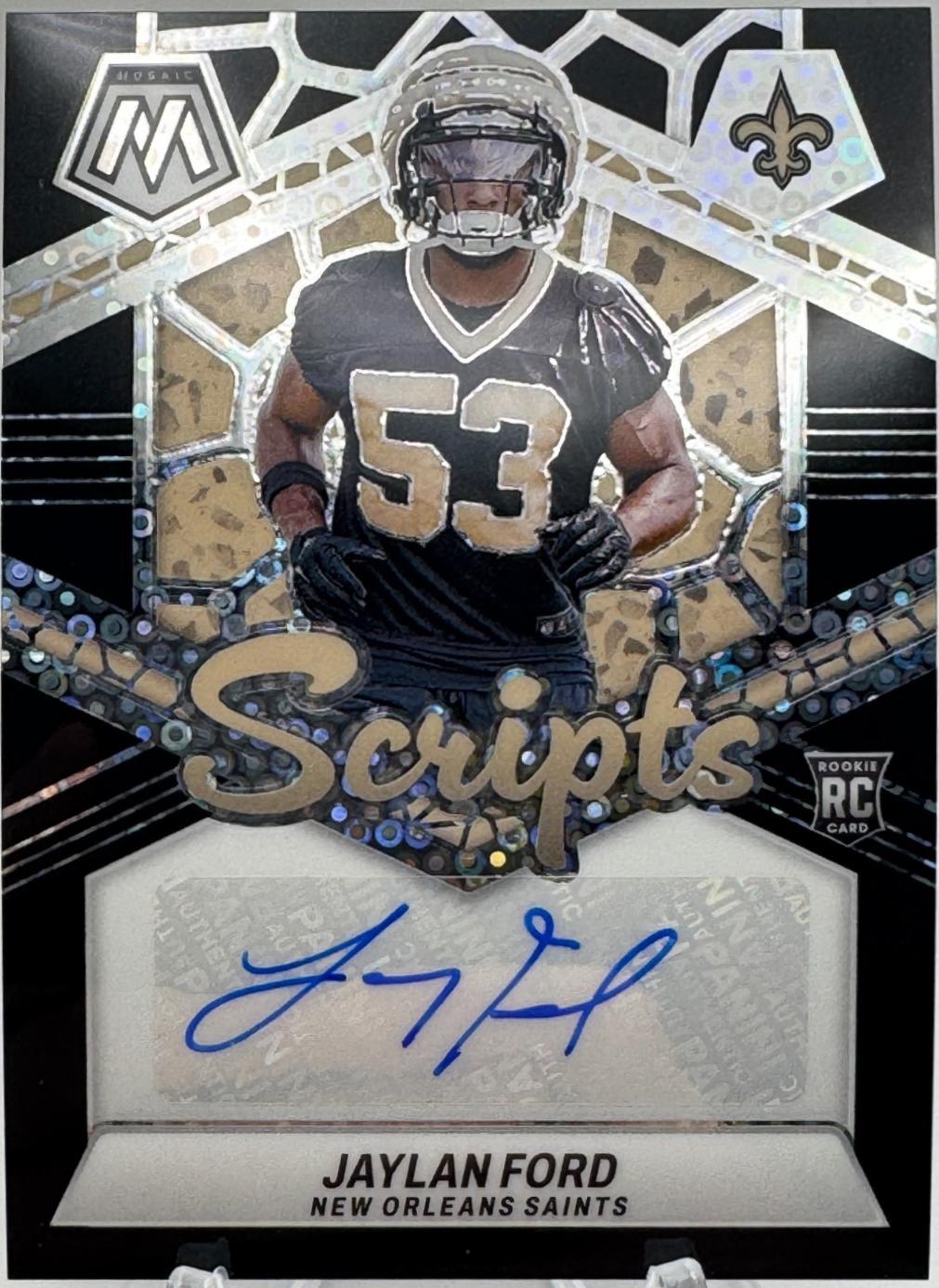 Jaylan Ford [No Huddle Black] #RS-JFD