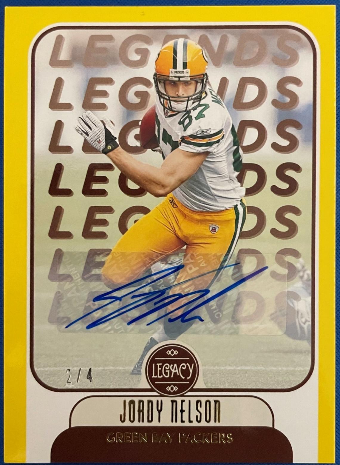 Jordy Nelson [Yellow Autographs] #103