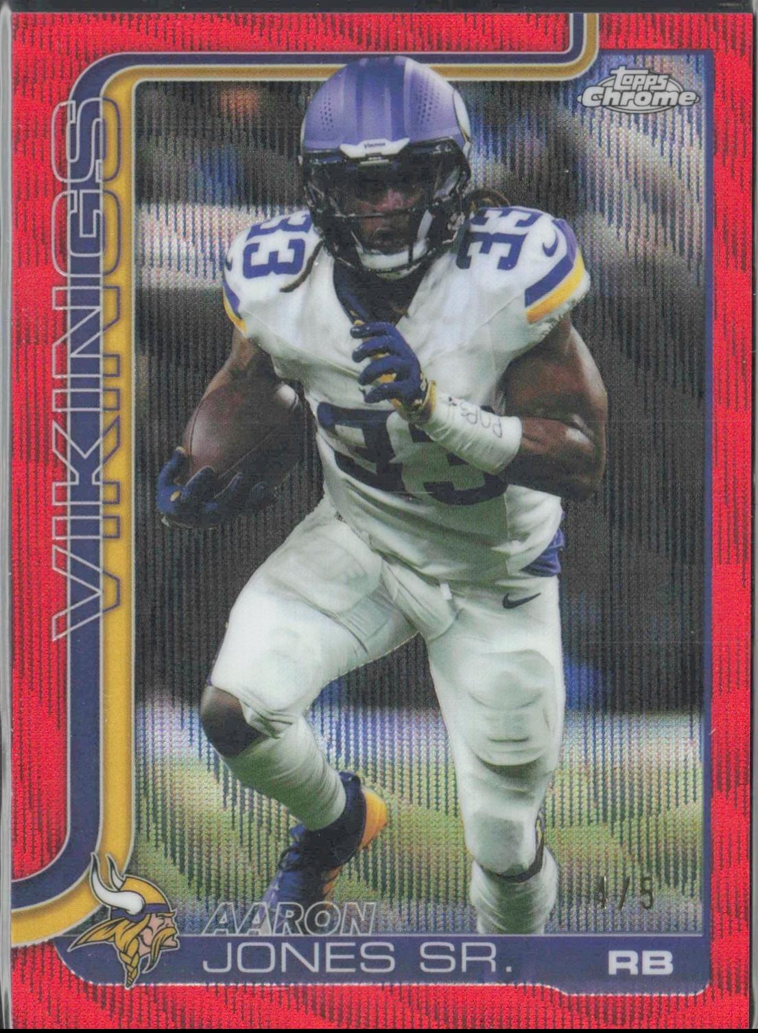 Aaron Jones Sr. [Red Wave Refractor] #201