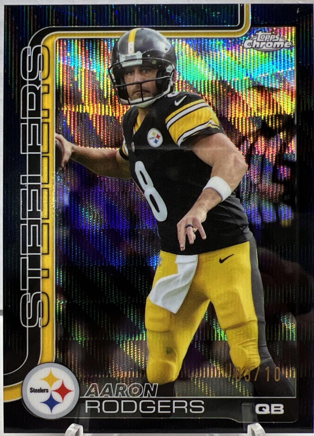 Aaron Rodgers [Black Wave Refractor] #255