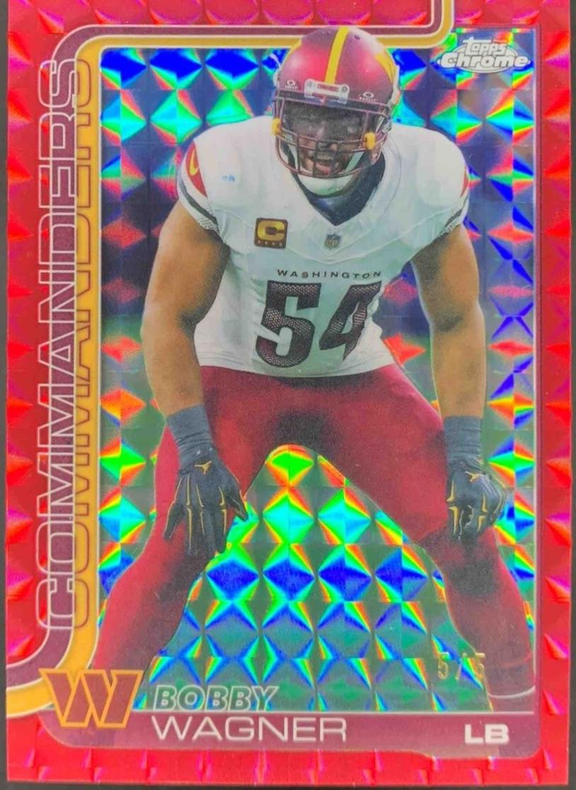 Bobby Wagner [Red Geometric Refractor] #299