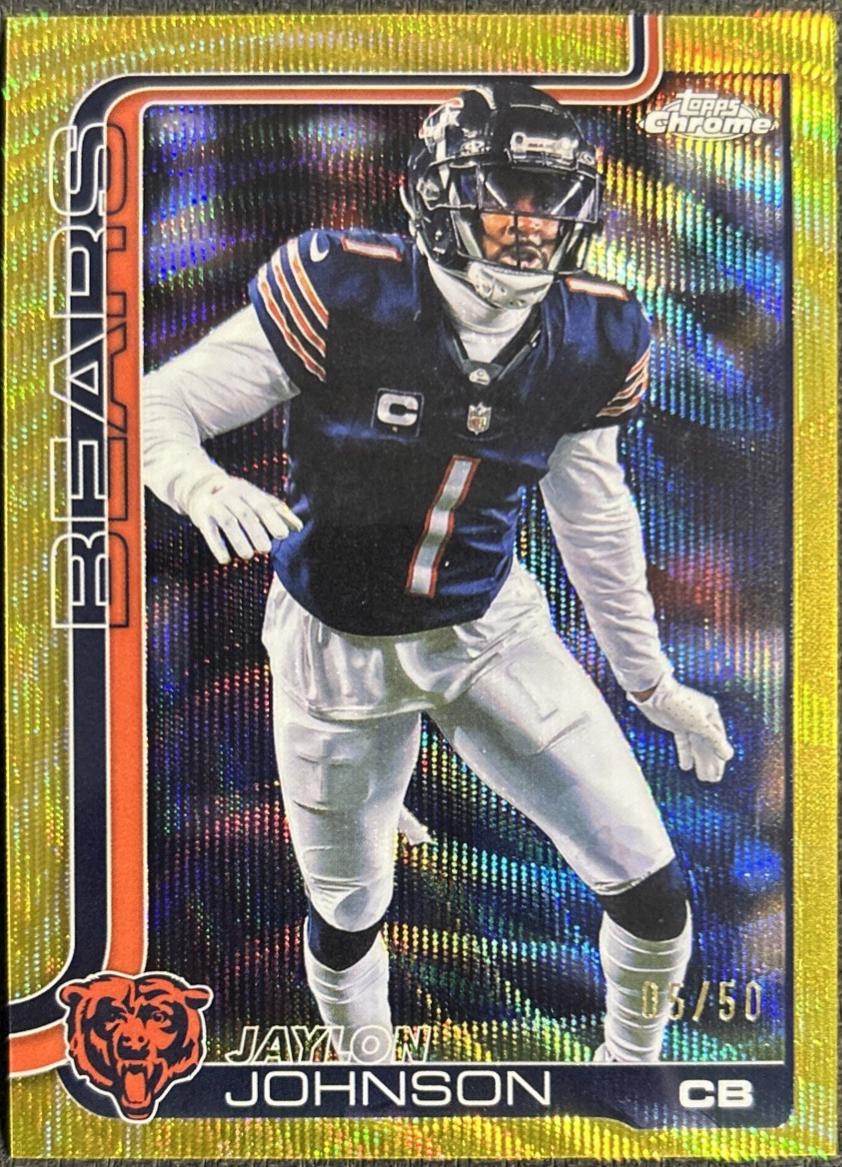 Jaylon Johnson [Gold Wave Refractor] #57