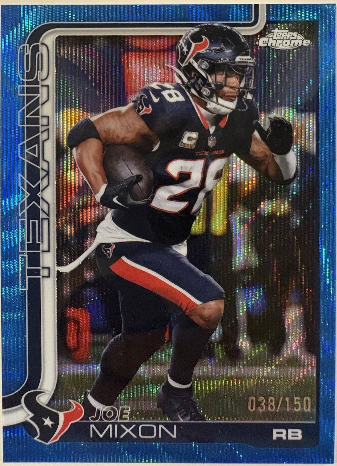 Joe Mixon [Blue Wave Refractor] #120