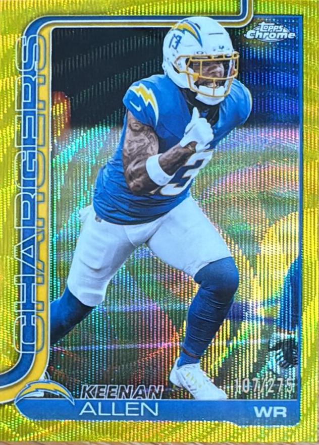 Keenan Allen [Yellow Wave Refractor] #155