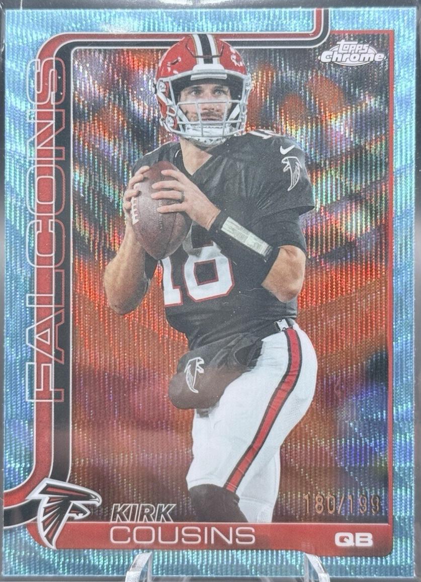 Kirk Cousins [Aqua Wave Refractor] #13