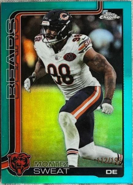 Montez Sweat [Aqua Refractor] #56