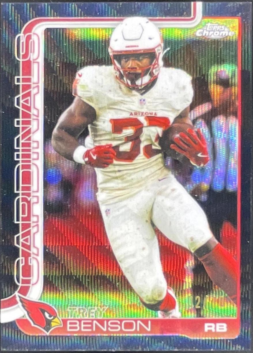 Trey Benson [Black Wave Refractor] #7