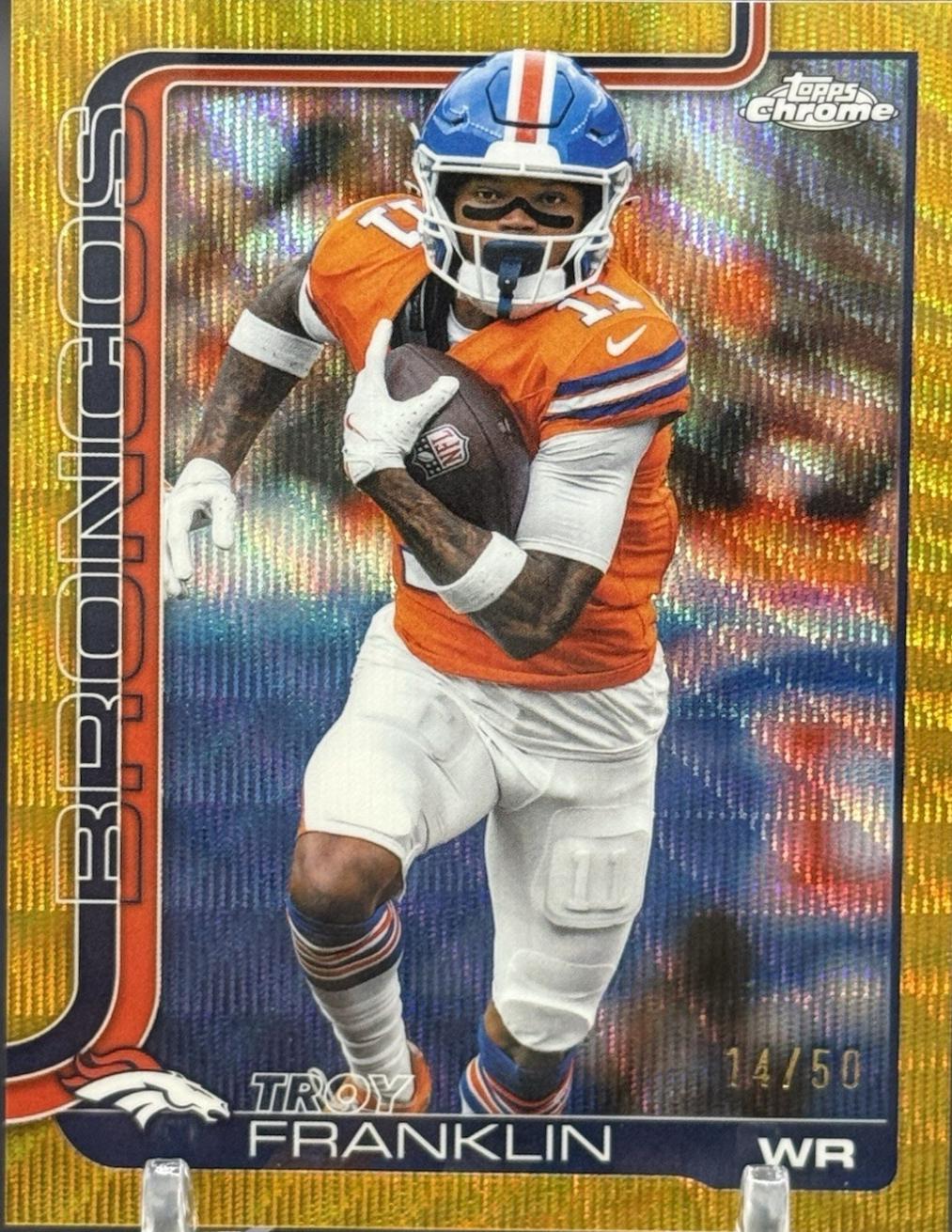 Troy Franklin [Gold Wave Refractor] #91