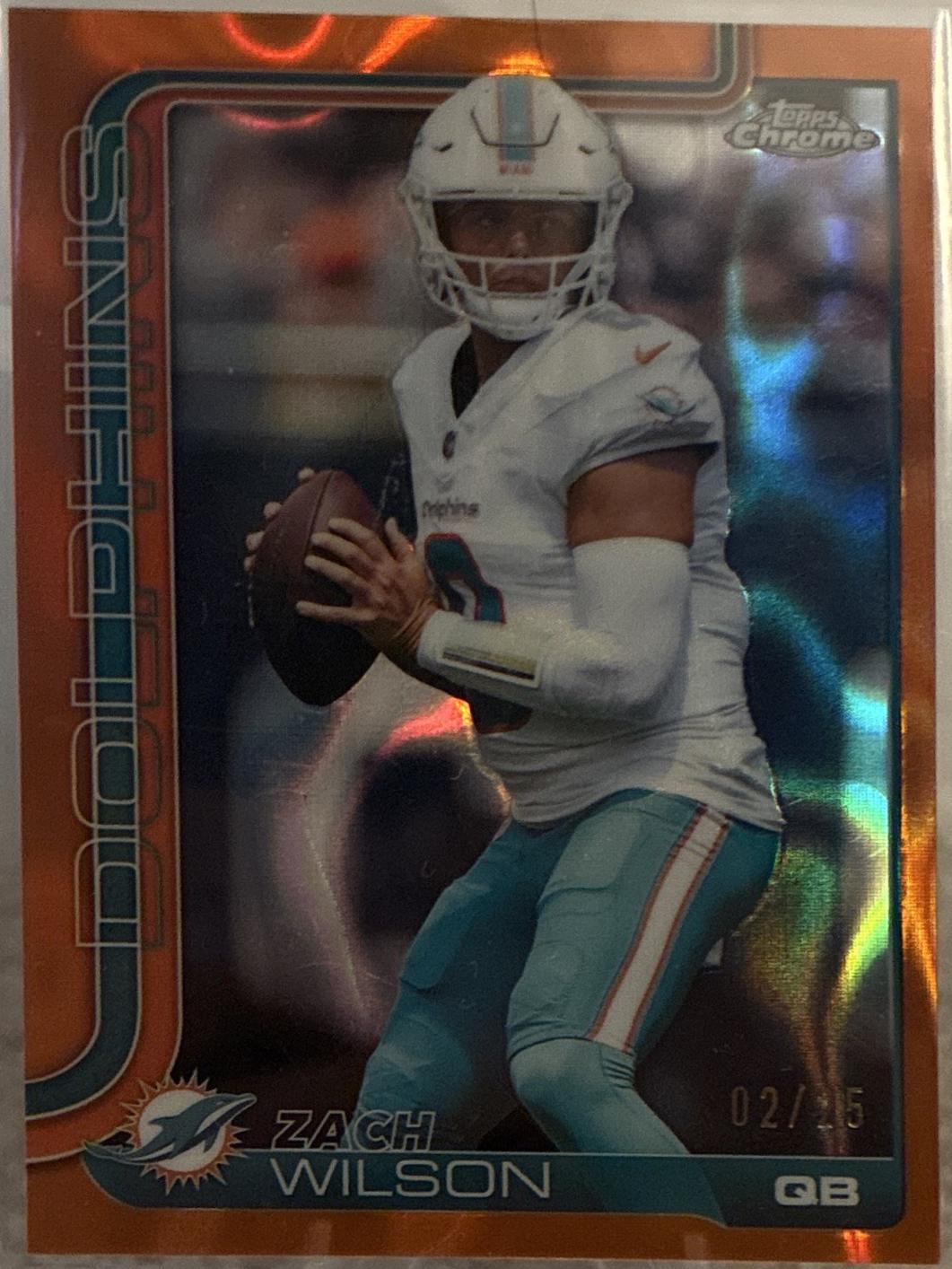 Zach Wilson [Leather Orange] #189