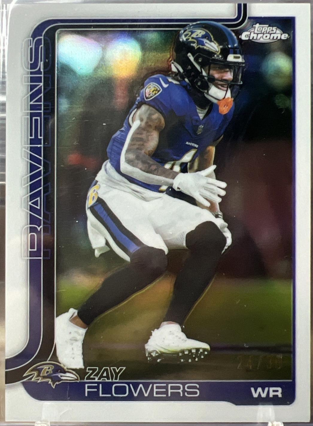Zay Flowers [White Refractor] #22