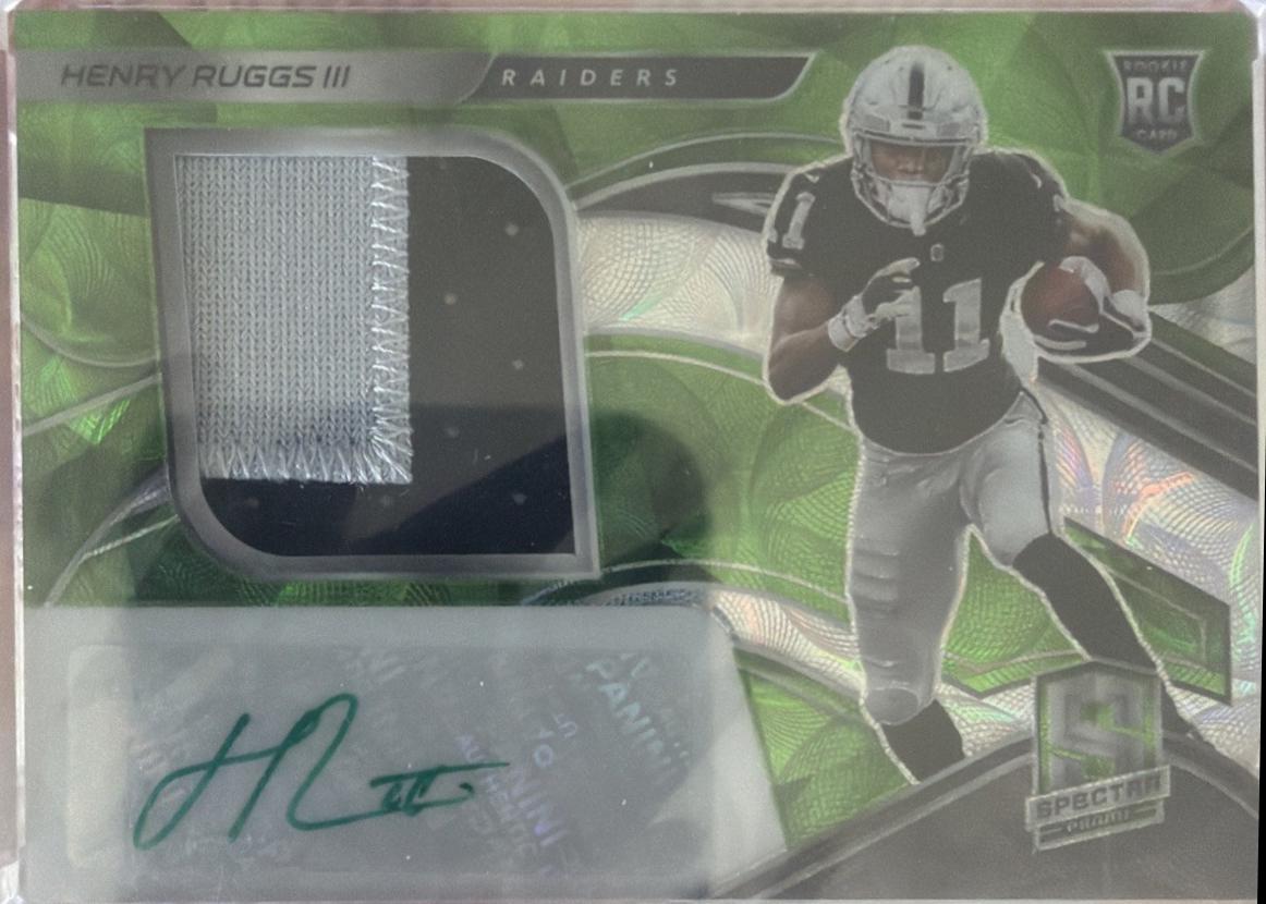 Henry Ruggs III [Patch Autograph Neon Purple] #213