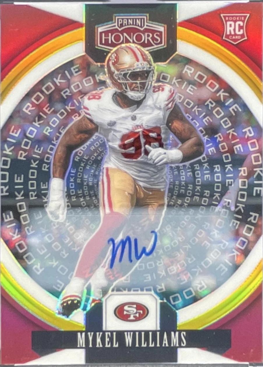 Mykel Williams [Gold Rookie Signature] #58