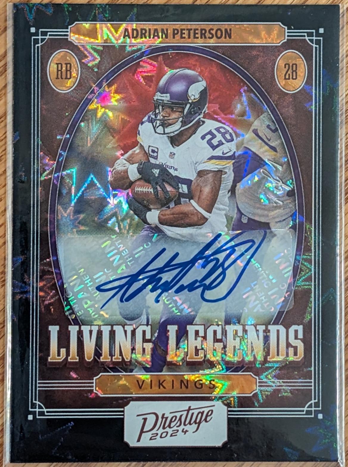 Adrian Peterson [Black Xtra Points] #LL-APN