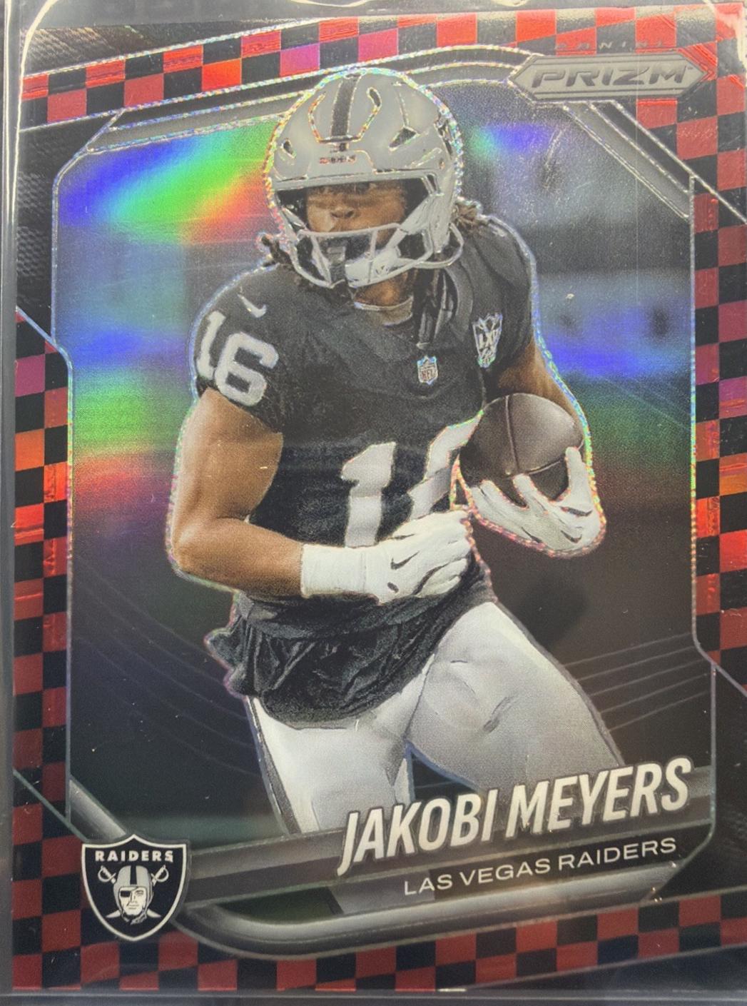 Jakobi Meyers [Black Red Checker] #31