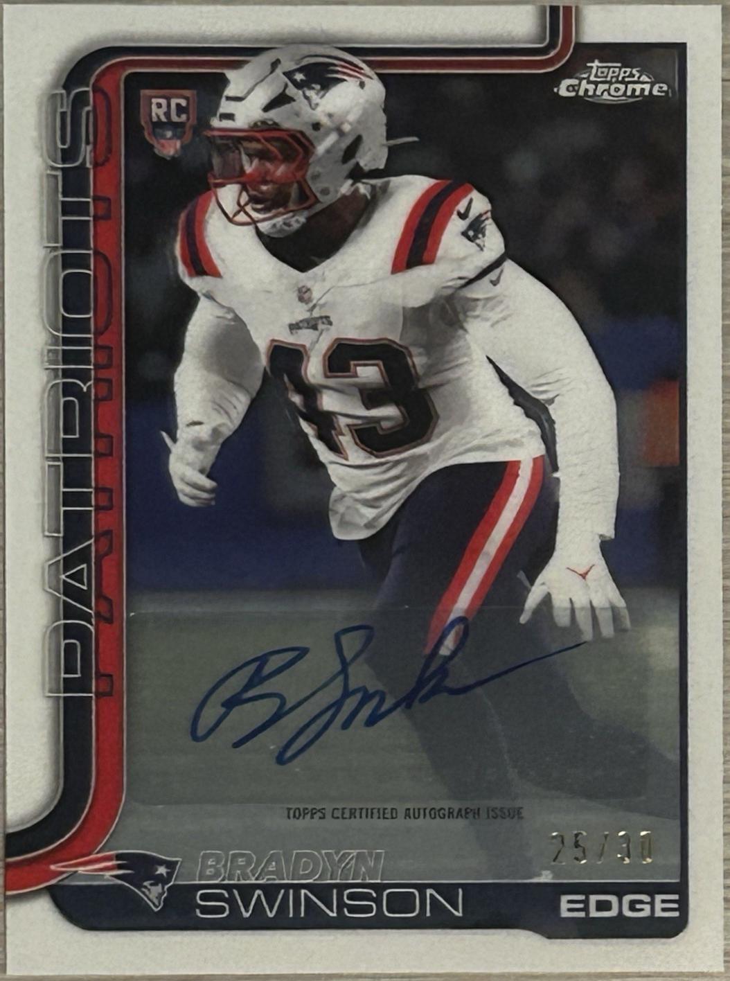 Bradyn Swinson [White Refractor] #RRA-BS