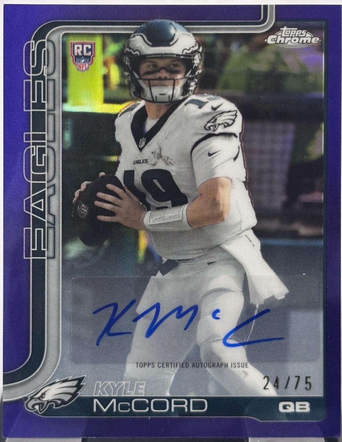 Kyle McCord [Purple Refractor] #RRA-KMCC