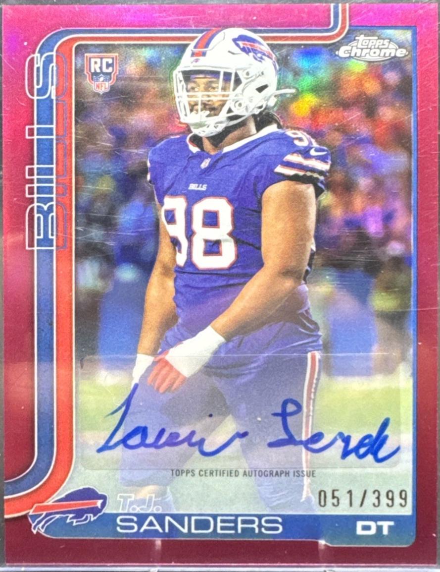 T.J. Sanders [Magenta Refractor] #RRA-TJS