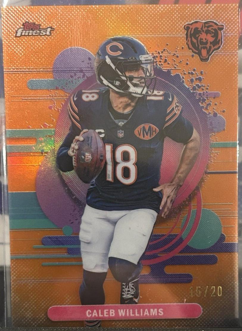Caleb Williams [Orange Geometric] #127