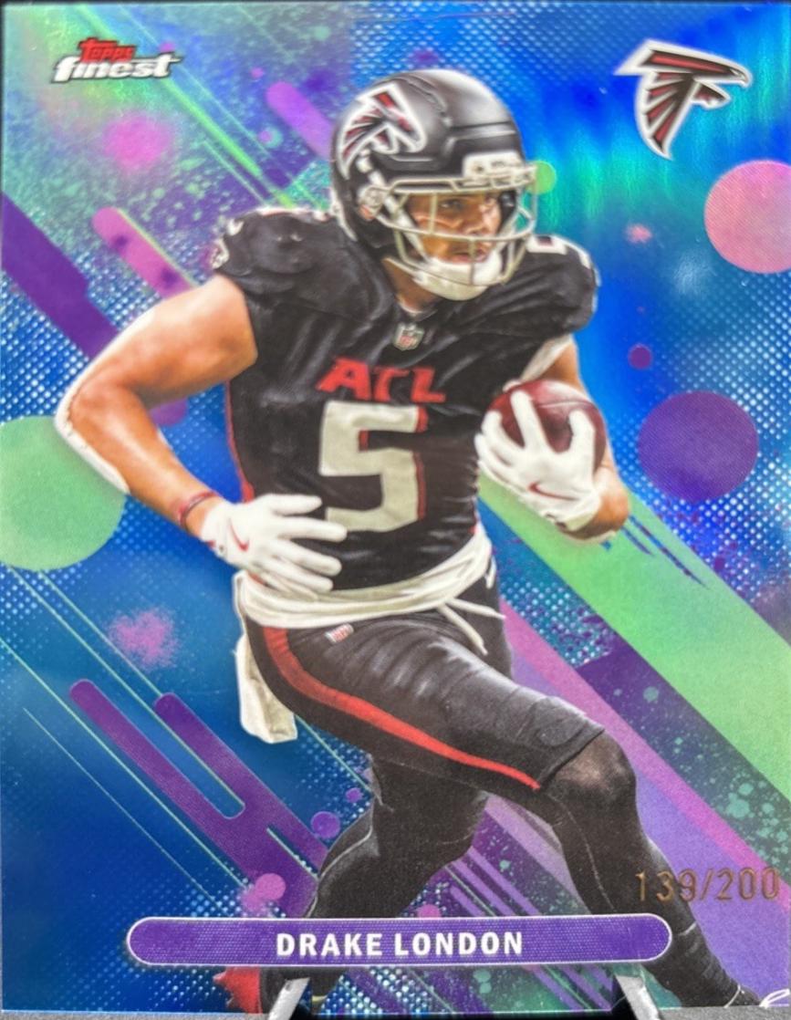 Drake London [Blue Refractor] #81
