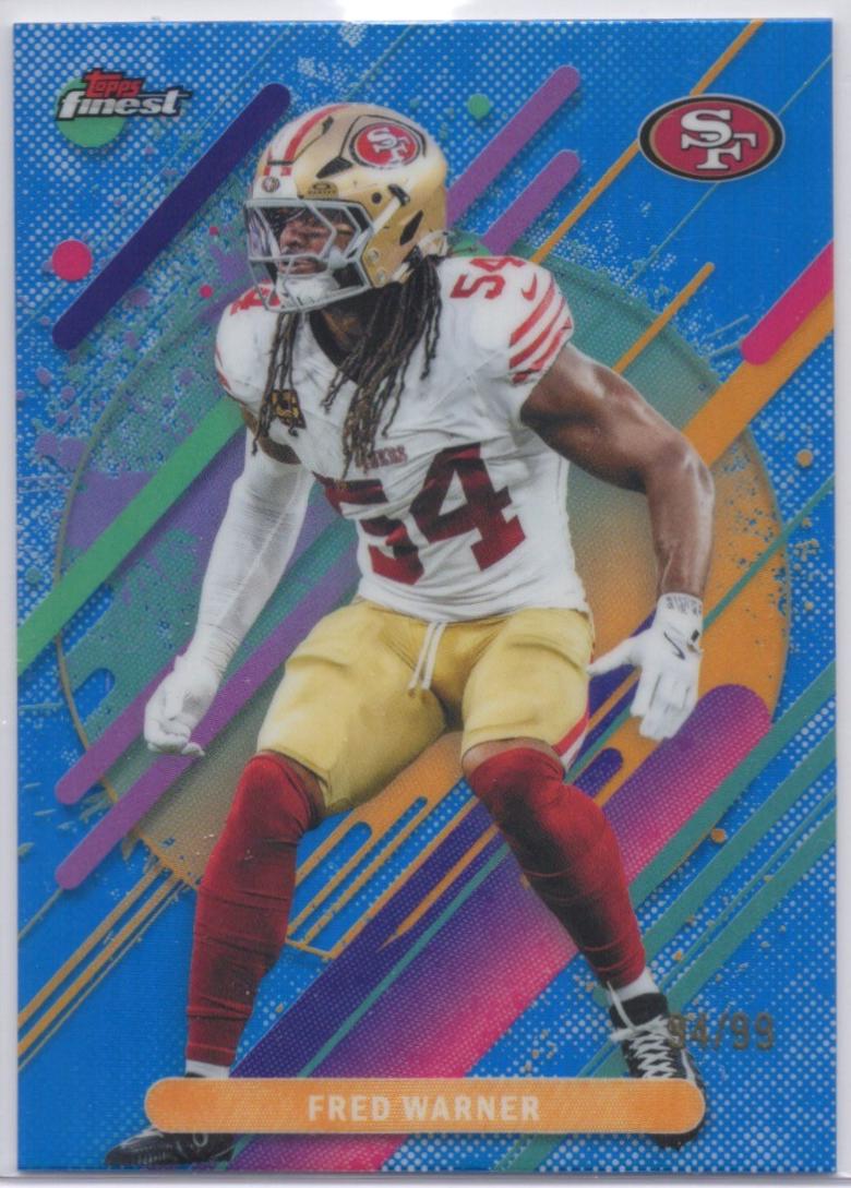 Fred Warner [Blue Refractor] #287