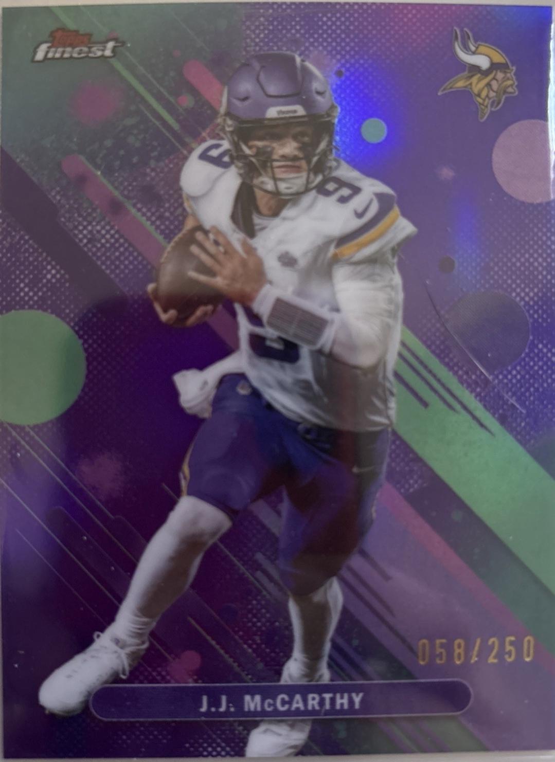 J.J. McCarthy [Purple Refractor] #61