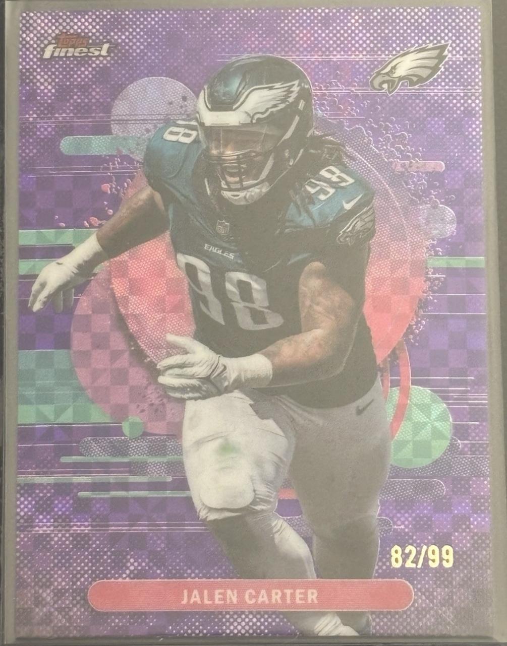 Jalen Carter [Purple X-Fractor] #190