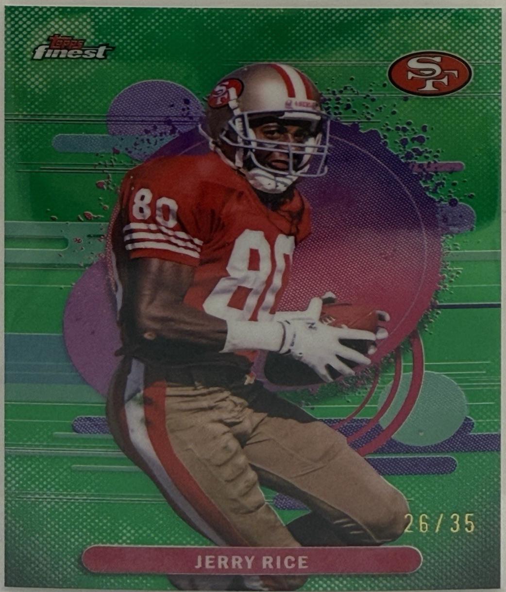 Jerry Rice [Green Refractor] #200