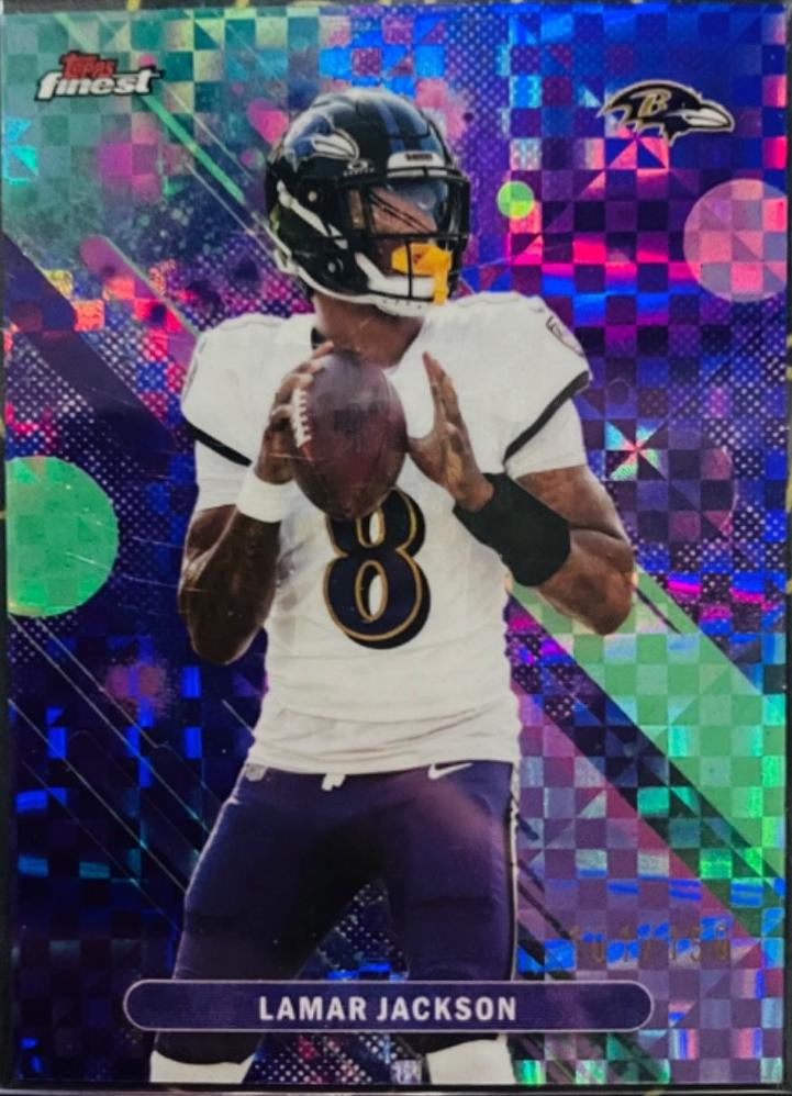 Lamar Jackson [Purple X-Fractor] #47