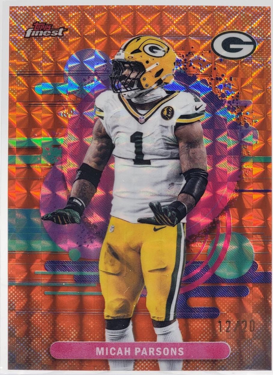 Micah Parsons [Orange Geometric] #187