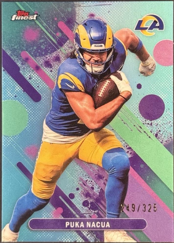 Puka Nacua [Sky Blue Refractor] #89