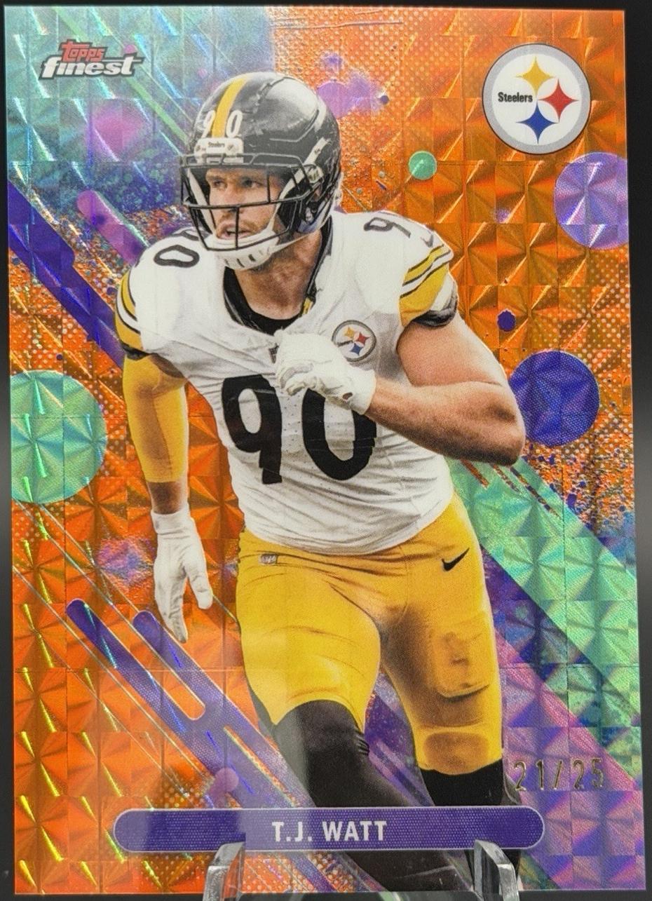 T.J. Watt [Orange Geomertric] #99