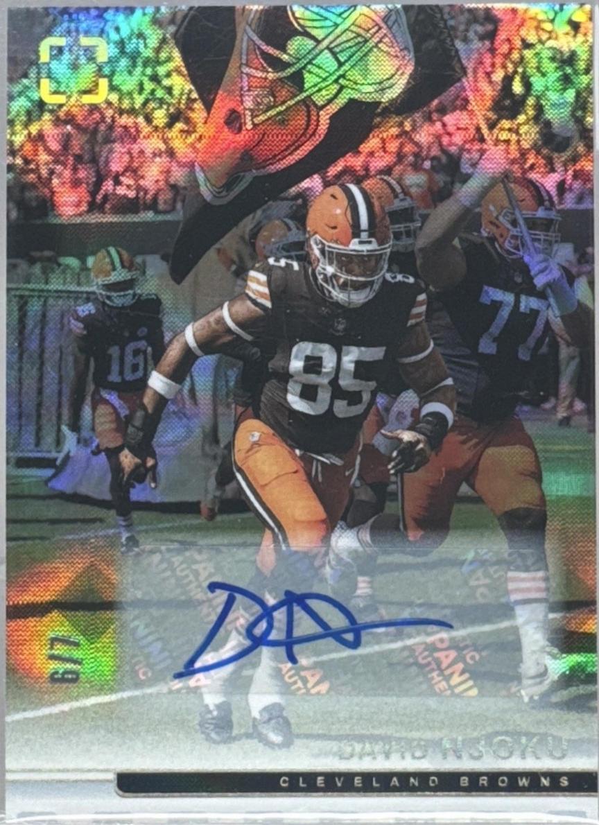 David Njoku [White Autograph] #59