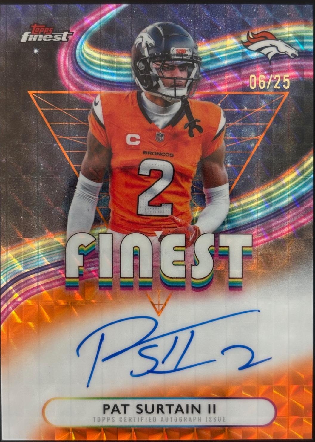 Pat Surtain II [Orange Refractor] #FA-PS