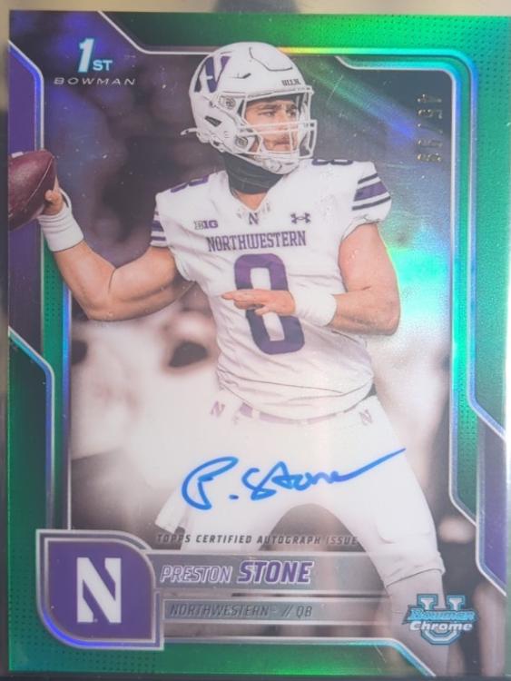 Preston Stone [Green Refractor] #BCA-PS