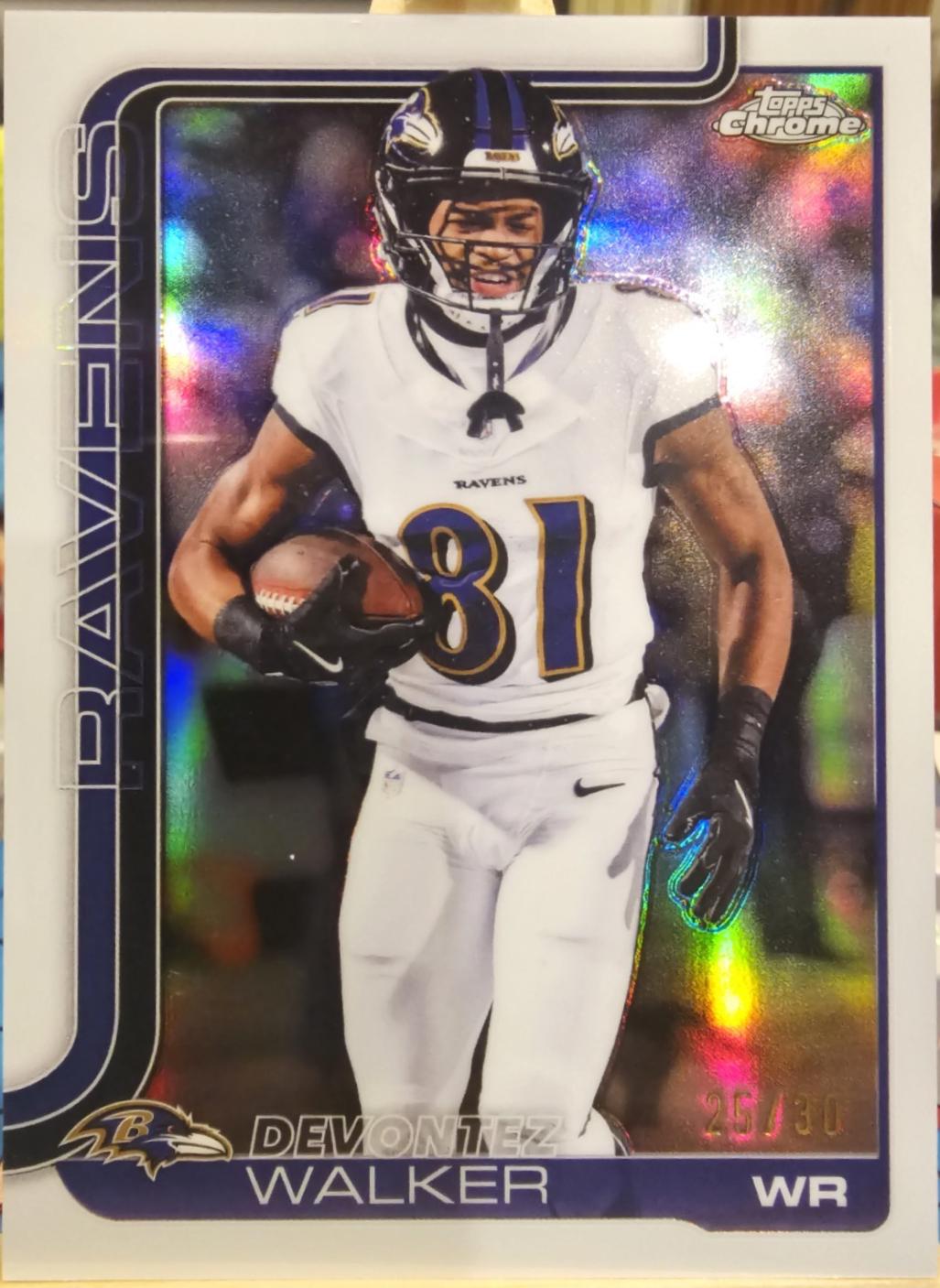 Devontez Walker [White Refractor] #26