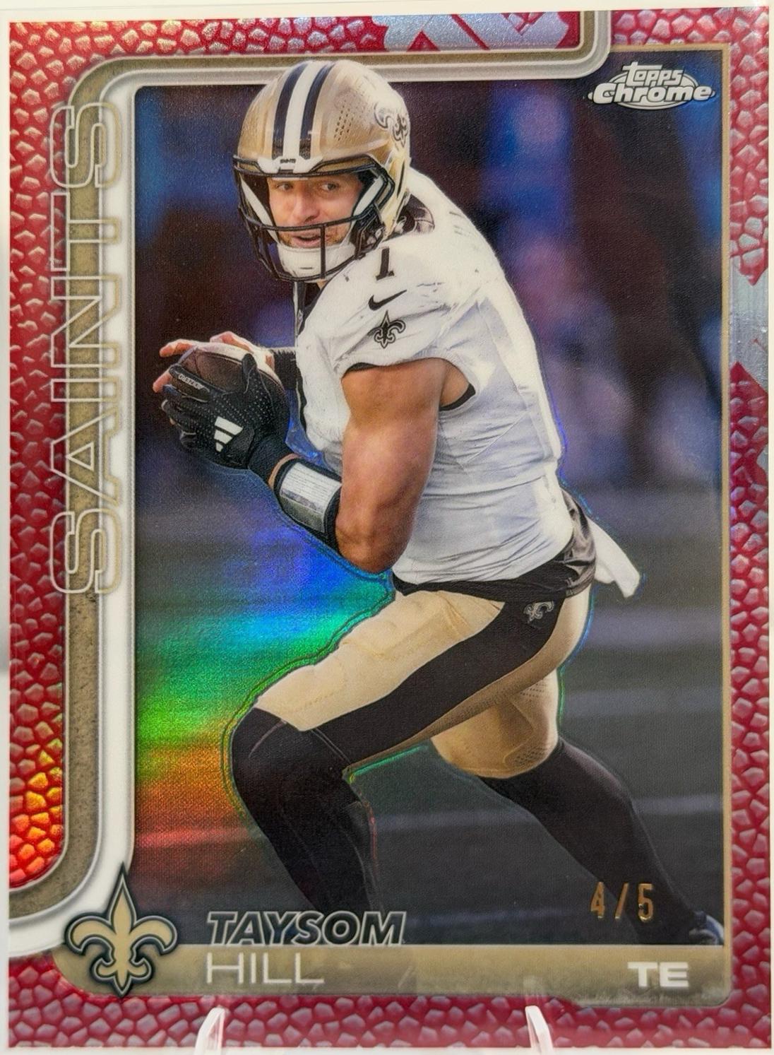 Taysom Hill [Leather Red] #222