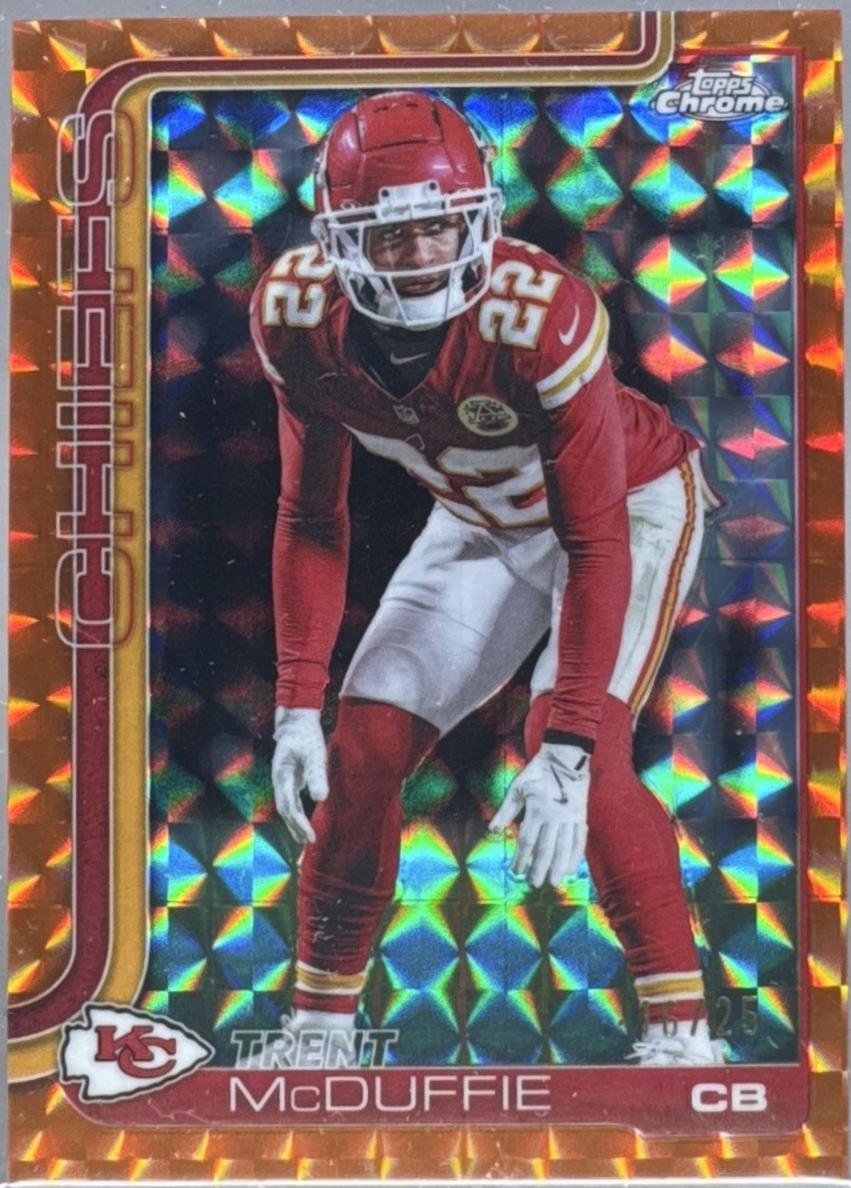 Trent McDuffie [Orange Geometric Refractor] #154