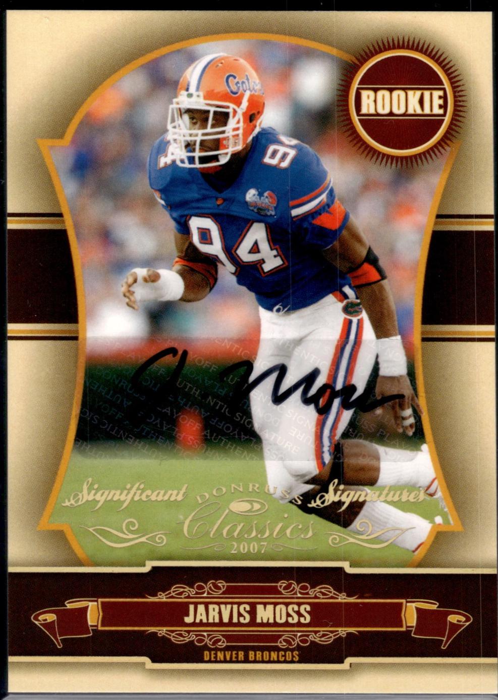 Jarvis Moss [Significant Signatures Gold] #201