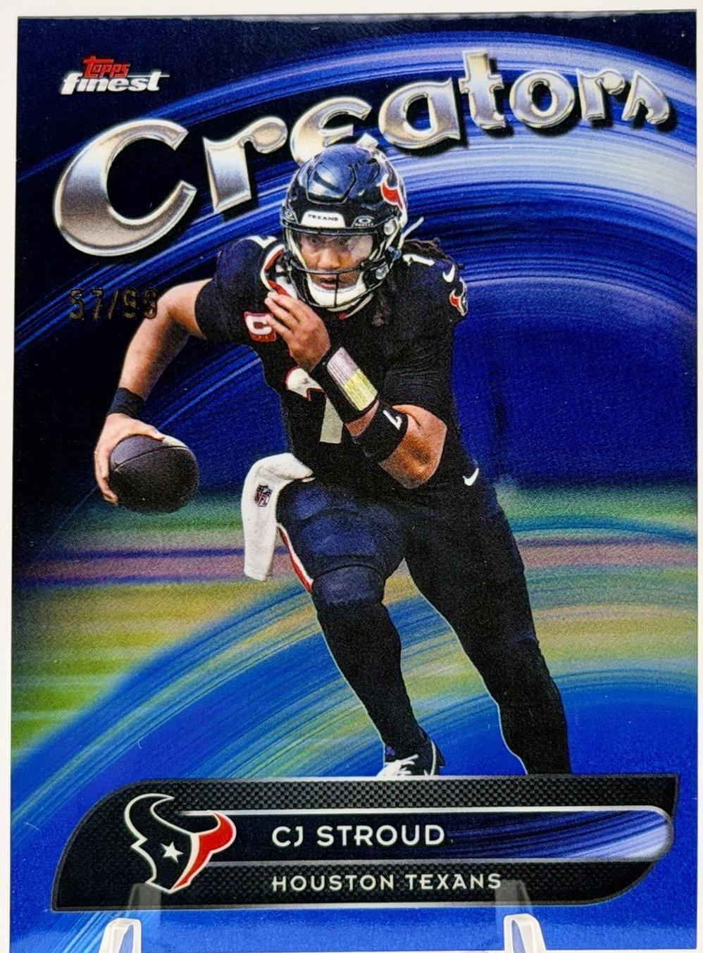 CJ Stroud [Blue Refractor] #CR-12