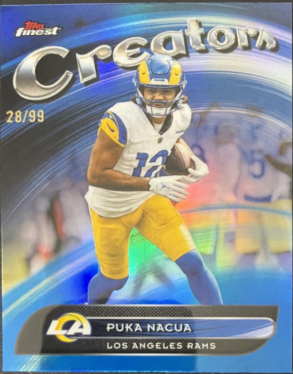 Puka Nacua [Blue Refractor] #CR-18
