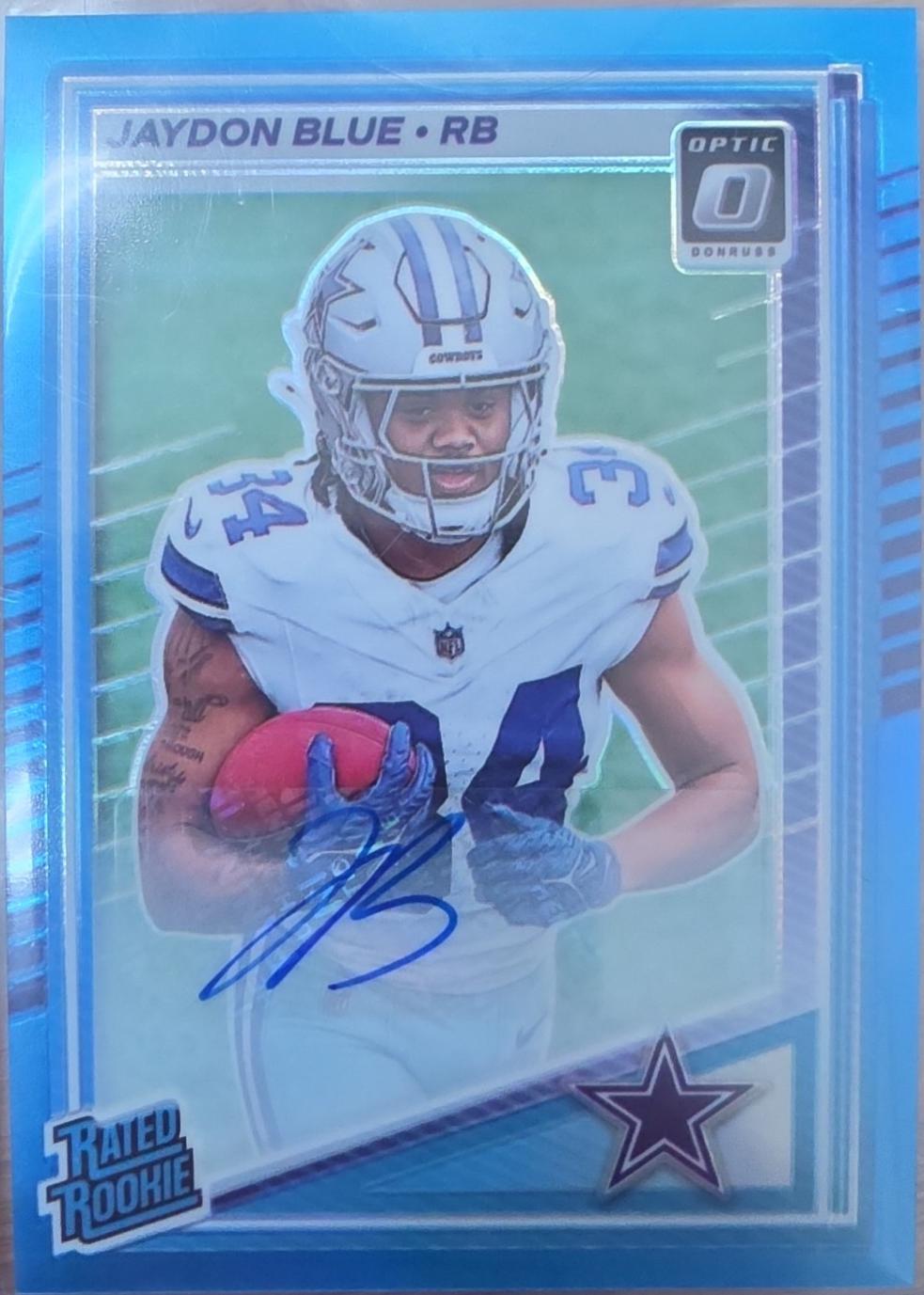 Jaydon Blue [Neon Blue RPS Autograph] #242